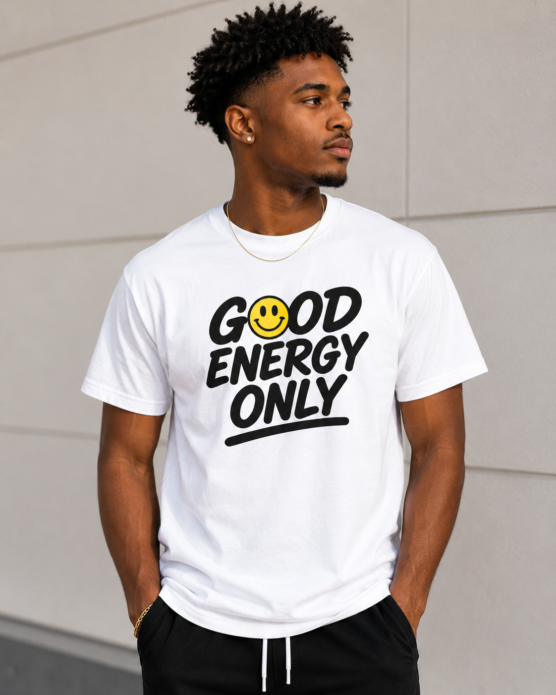 Good Energy Only Graphic T-Shirt