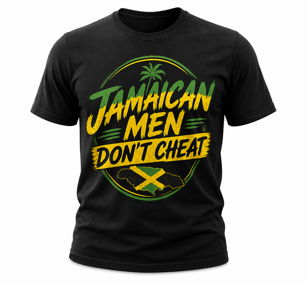 Jamaican Men Don’t Cheat Graphic T-Shirt