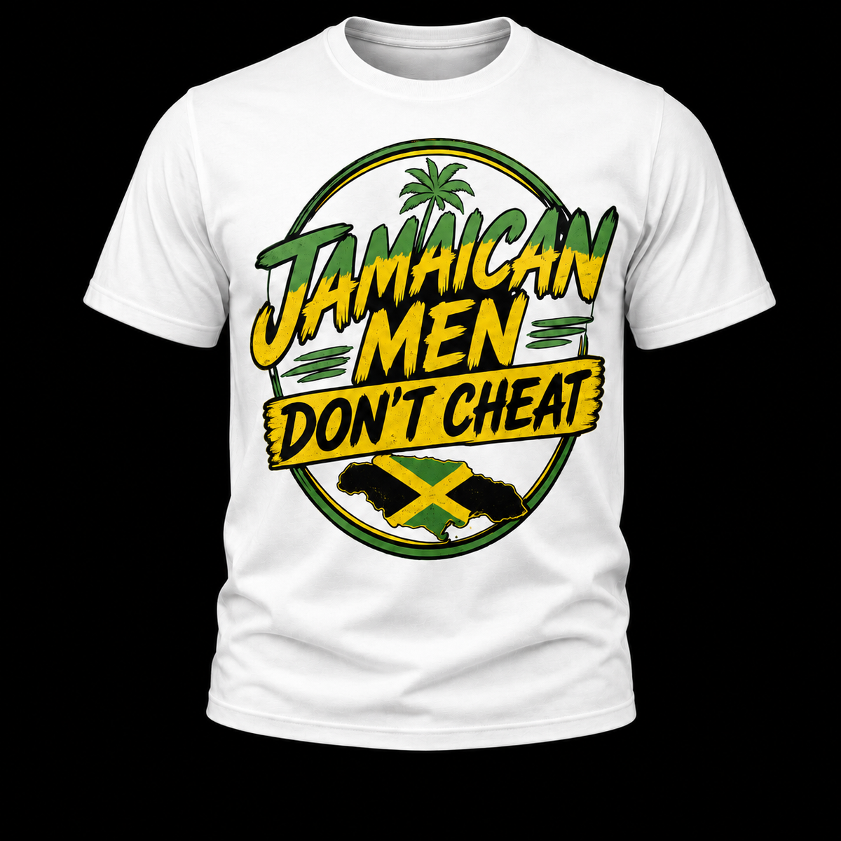 Jamaican Men Don’t Cheat Graphic T-Shirt
