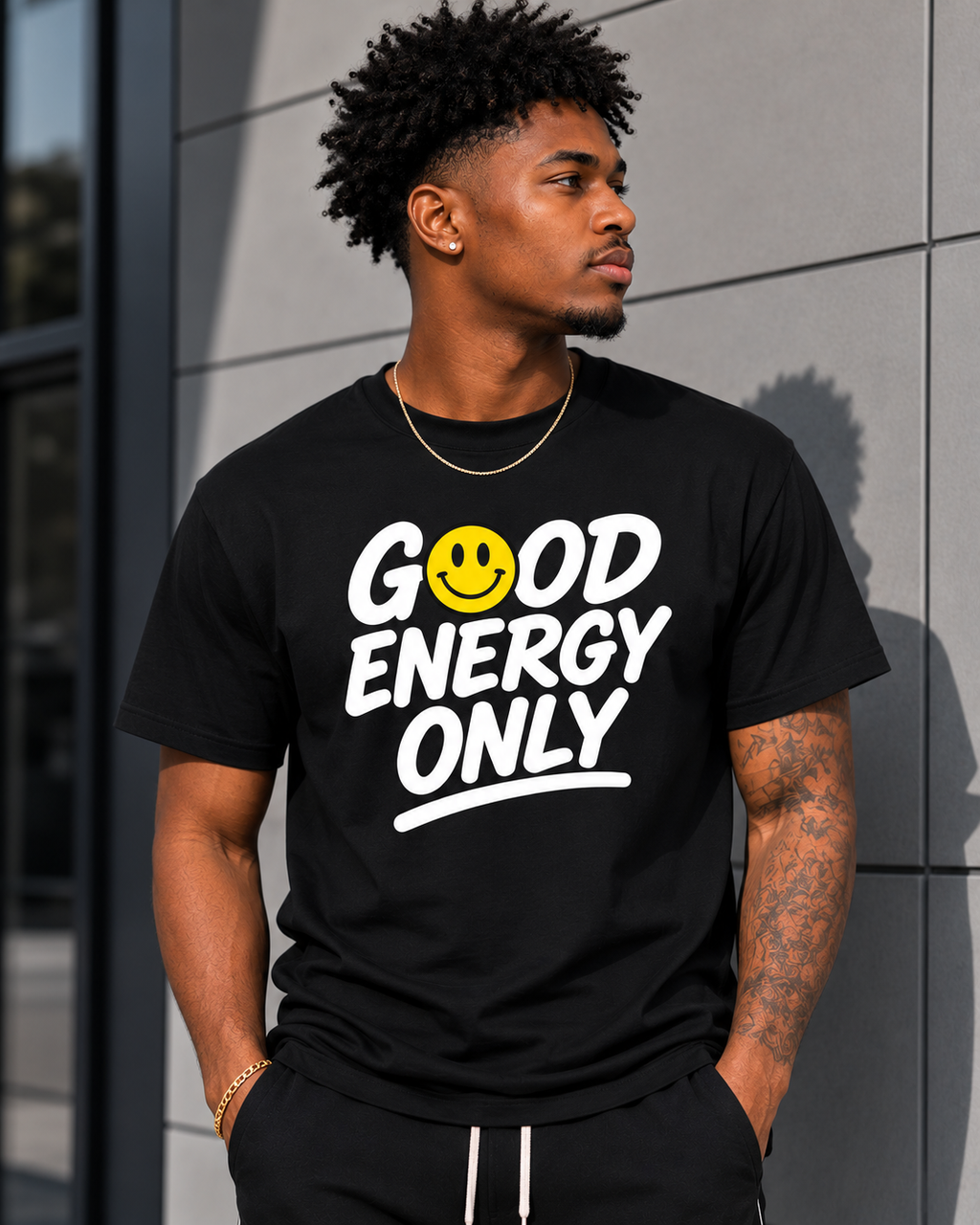 Good Energy Only Graphic T-Shirt
