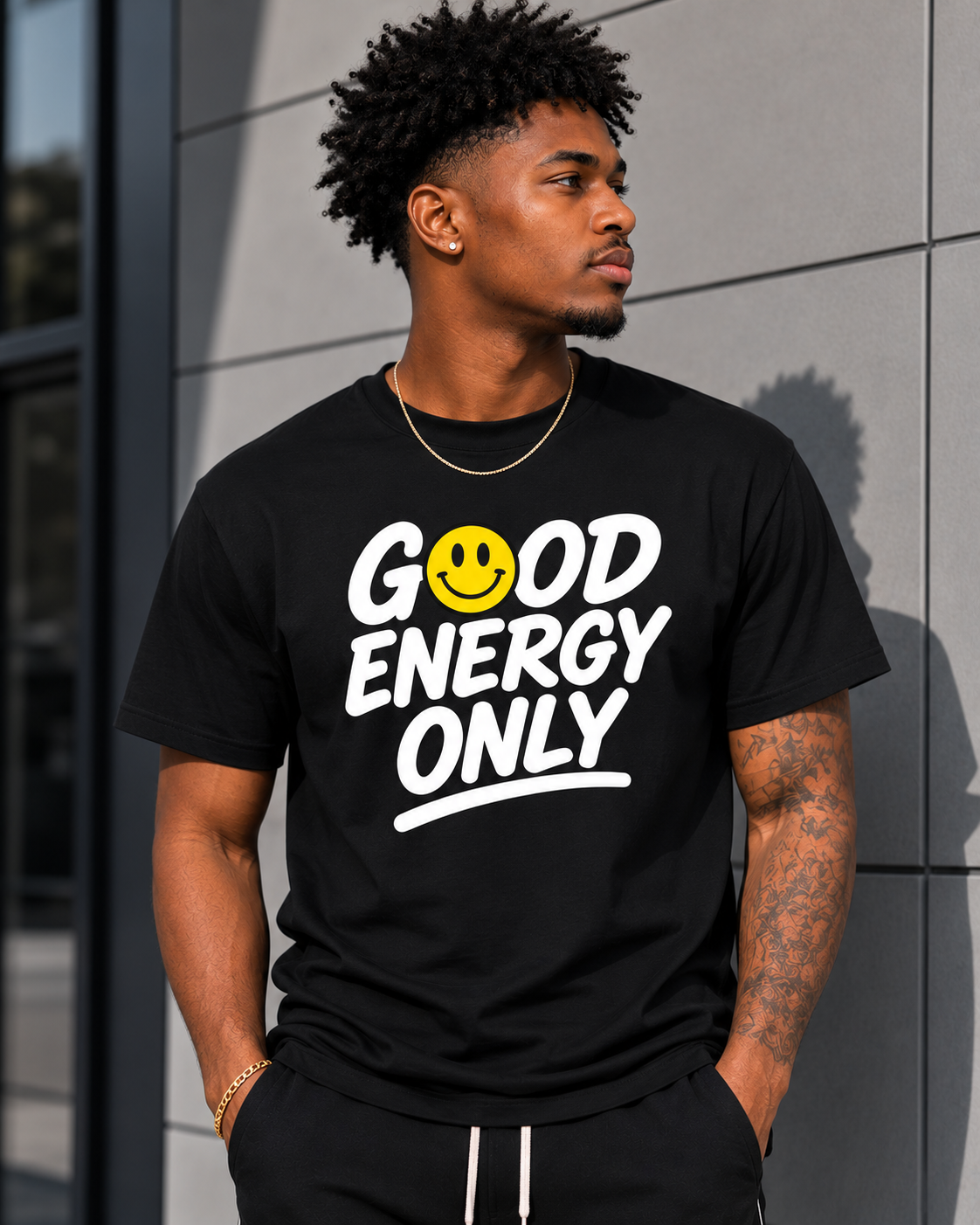 Good Energy Only Graphic T-Shirt
