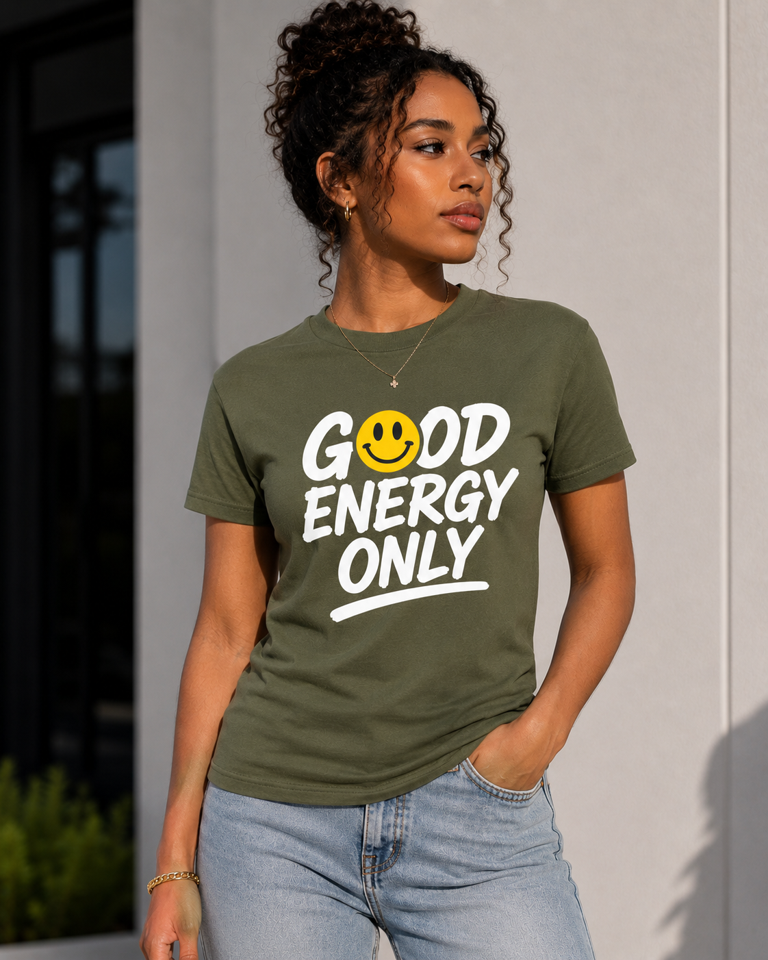 Good Energy Only Graphic T-Shirt